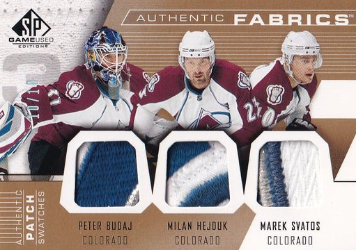 patch karta BUDAJ/HEJDUK/SVATOŠ 07-08 SPGU Authentic Patch Swatches /10